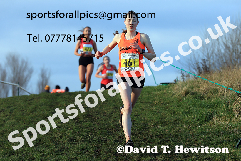 Womens under-17s and under-20s 2024 NECAA Cross Country Champs., Temple Park, South Shields. Photo: David T. Hewitson/Sports for All Pics